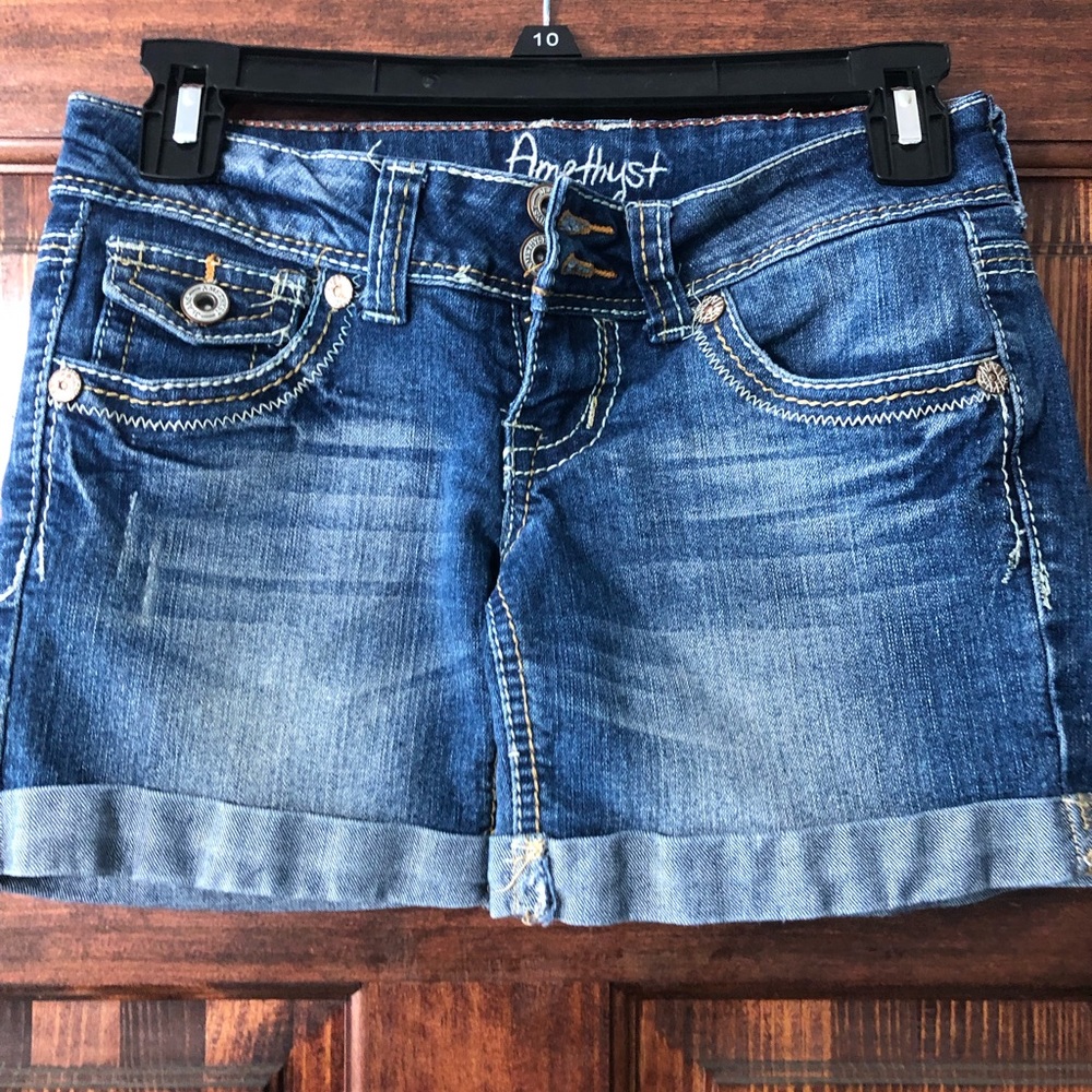 ⚜️AMETHYST MIDI JEAN SHORTS⚜️